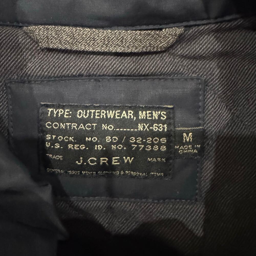 J.Crew Sussex Quilted Thermore Vest Men’s M Black Full Zip - Picture 4 of 10